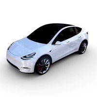 tesla model y rwd white with chassis