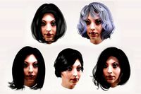 set woman hairstyle 5 types
