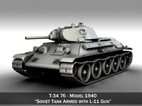 t-34-76 - model 1940 - soviet medium tank
