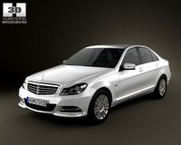 Mercedes Benz C Class sedan 2012 3D Model