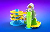 marble toy of gears