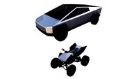 tesla cybertruck and cyberquad pack