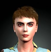 lady fighter 3d character design ready for animation