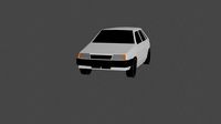 low poly vaz 2109