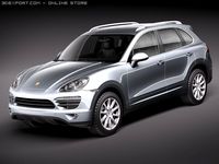 Porsche Cayenne 2011 3D Model
