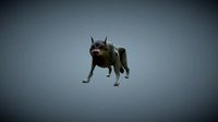 wolf low poly