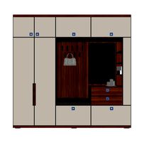wardrobe in the hallway