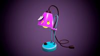 stylized desk lamp - tutorial included