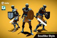 Soullike Style 01 Sword man by DexStudio