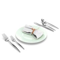 silverware and diningware set