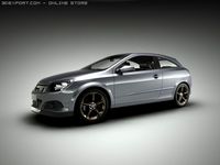 Opel Vauxhall Astra GTC 3D Model
