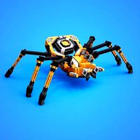 Spider-Mecha Bot Voxel Model