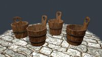 Medieval bucket set