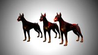 3d zombie dog collection