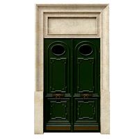Entrance classic door 55