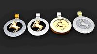 4 model of ram pendant | 3D