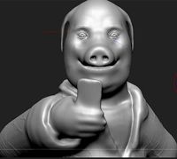 Tik Tok pigman | 3D