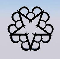 Black Veil Brides Star Shaped Logo | 3D