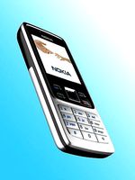 NOKIA 6630 feature phone 3d Model