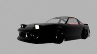 Nissan 180SX high quality 3D model