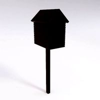 Bird House hut 3d model
