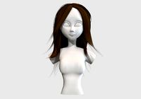 sharp cartoon hairstyle