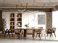 MAX-I-22-06-0402 Contemporary apartment dining interior