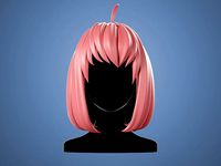 3D Hair Female 001