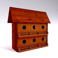 Bird House  low poly 3d model