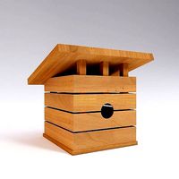 Bird house 3d model