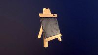 Chalk Stand 3d model