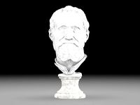 Michelangelo Buonarroti head sculpture