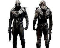 FFCG-H-22-06-0235 Game Robot soldier with gun in 3 formats