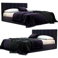 Uvaia Cabecasa Madeiramadeira Preto Bed
