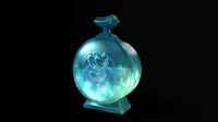 Magic Glowing Dragon Potion Stylized Fantasy PBR Game Asset
