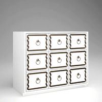 Elegant white chest of drawers