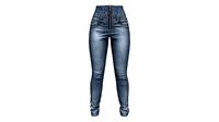 High Waist Jeans Denim Pants