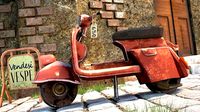 Old Vespa Model For Your Scene PBR