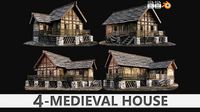 Old House Medieval 05 PBR 4K GameReady Pack