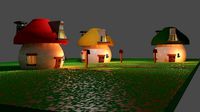 Smurfs houses