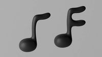 Cartoon Musical Note