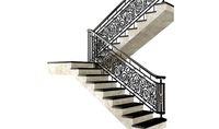 Modern marble classic stair staircase in Art Deco style