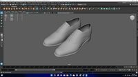 Formal shoes 3D model for 3d render and 3d printing