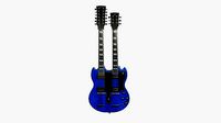 Electric Guitar E05 Dark Blue - Music Instrument Design