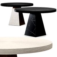 Mcguire Furniture Mc Querini by Nicole Hollis Round Dining Table