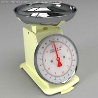 Kitchen scales 3D Model