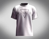 T-Shirt White Runner