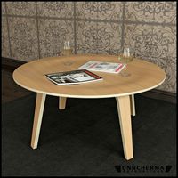 Coffee Table Eames Molded Plywood 3D Model