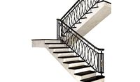Modern interior stair art deco