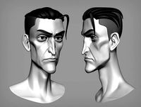 Cartoon male character Patrick base mesh